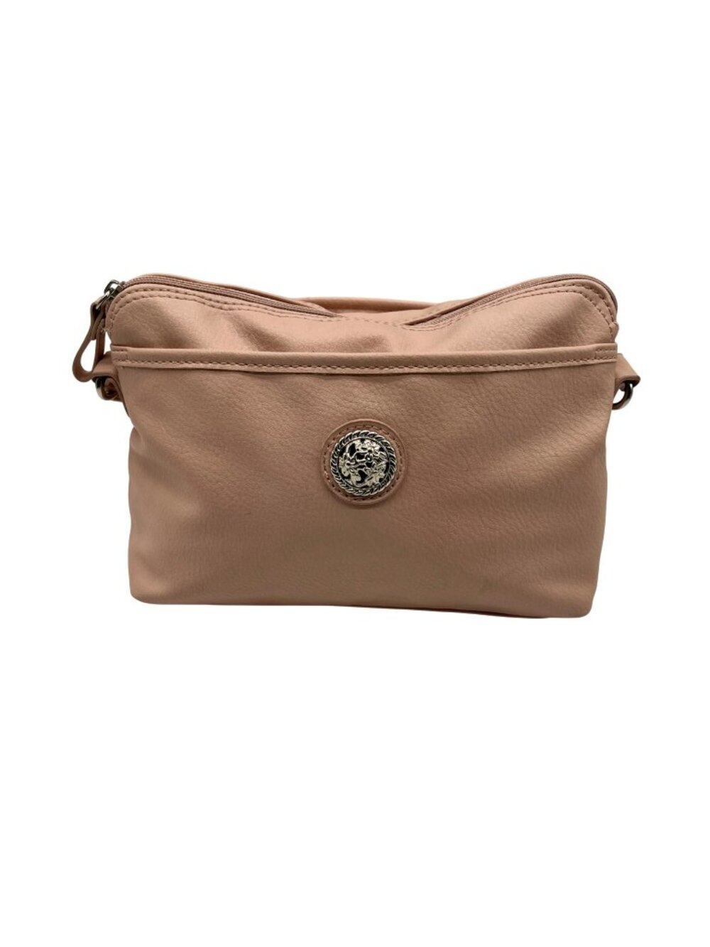 Bueno Pink Faux Leather Shoulder Bag